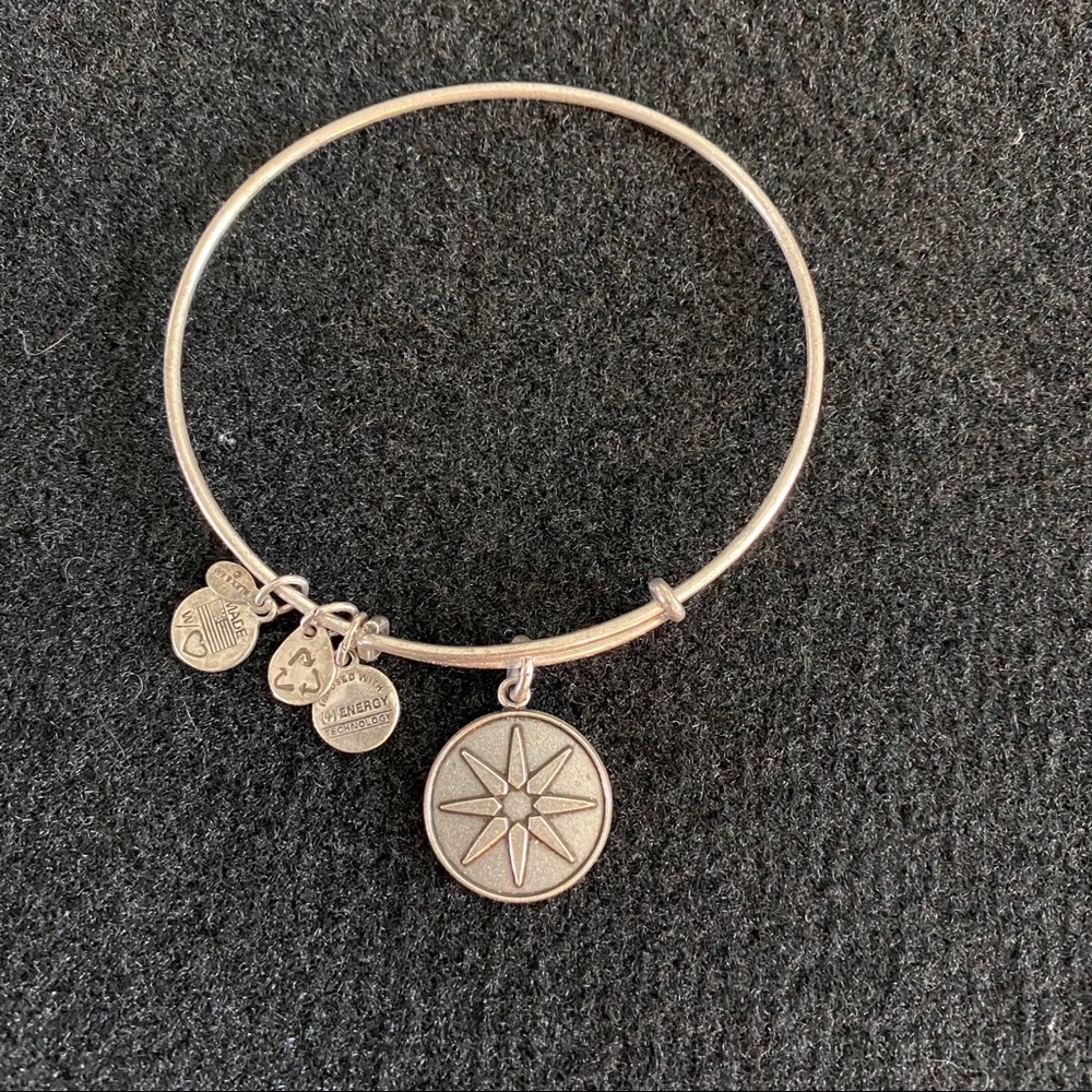 Alex and Ani bracelet Star  In silver
